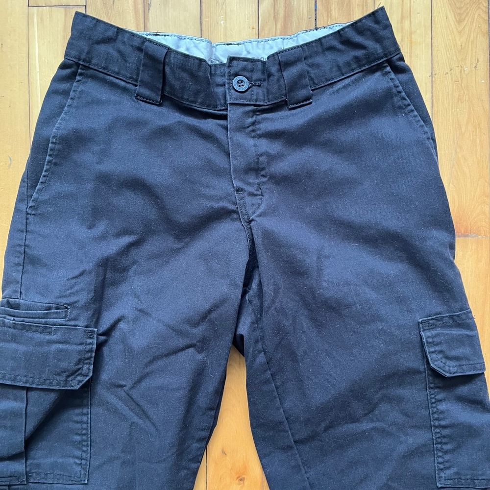 Dickies Flex Regular Straight Cargo Pants Mens 29x30 Black WP595BK Workwear - Picture 7 of 10
